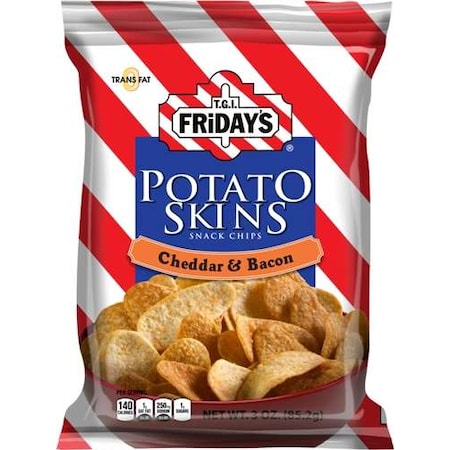 Tgi Fridays TGI Friday's Cheddar Bacon Potato Skins 3 oz. Bag, PK6 30146